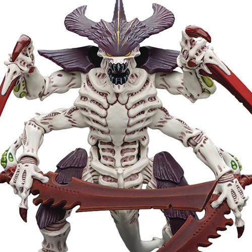 Joy Toy Warhammer 40,000 Tyranids Hive Fleet Leviathan Tyranid Warrior with Boneswords 1:18 Scale Action Figure