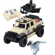 Matchbox Jurassic World Jeep Gladiator RC Vehicle with Dinosaur