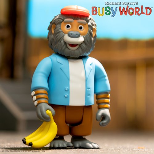 Richard Scarry Bananas Gorilla 3 3/4-Inch ReAction Figure