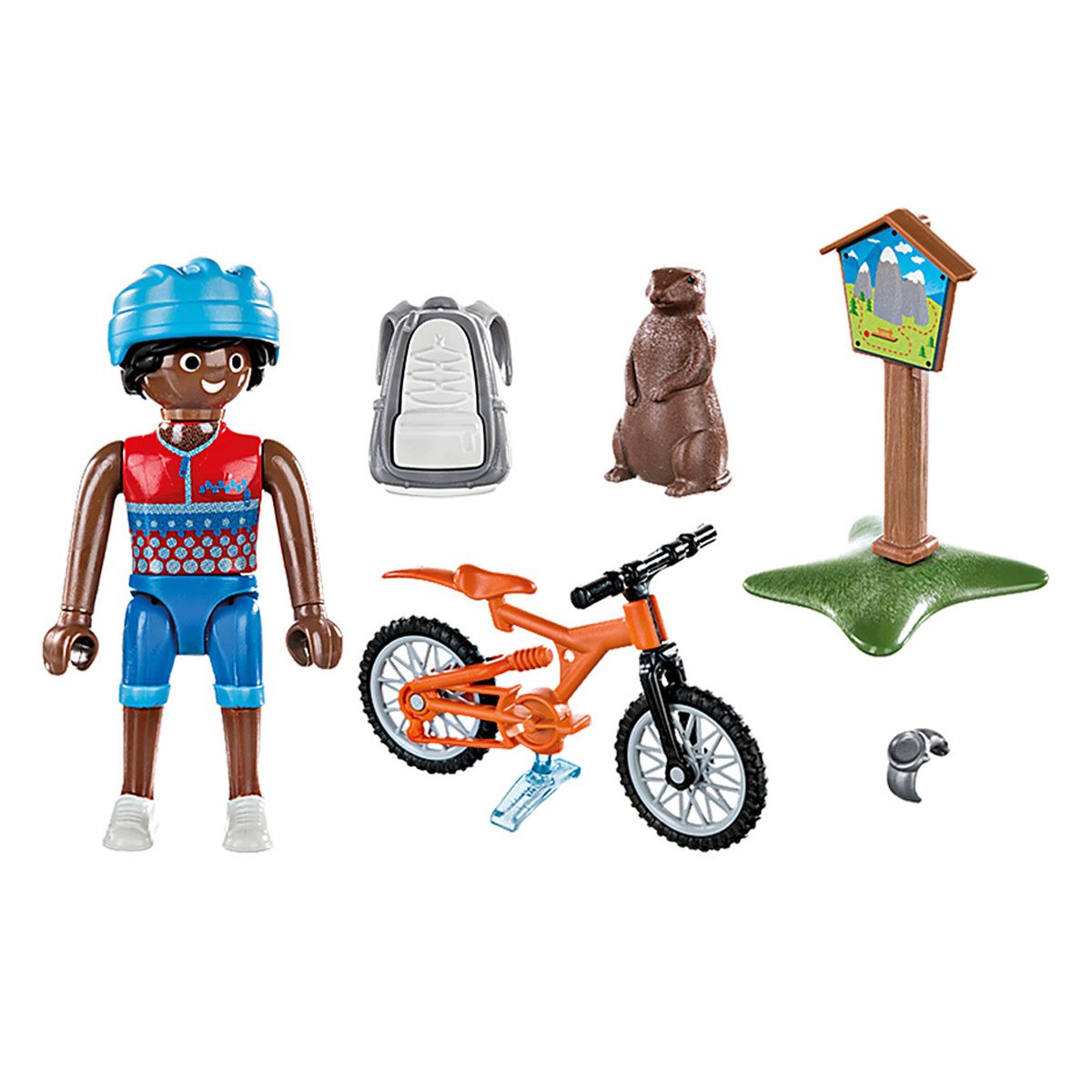 køber Milepæl Mose Playmobil 70303 Special Plus Mountain Biker Action Figure