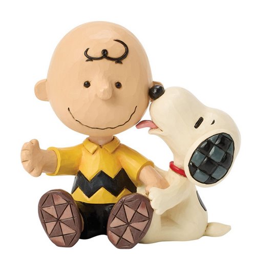 Peanuts Charlie Brown with Snoopy by Jim Shore Statue