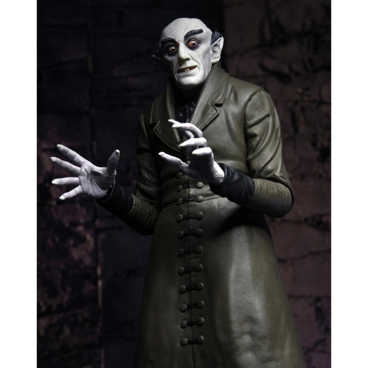 Nosferatu Ultimate Count Orlok – Action Figure 17,8 Cm NECA, Bianco E Nero, 3 Teste Intercambiabili