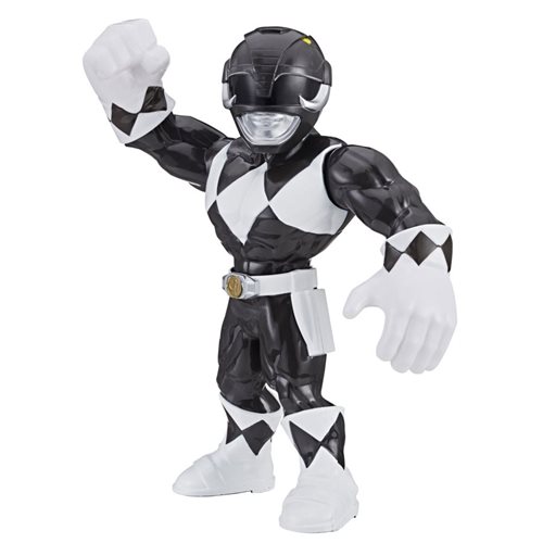 Power Rangers Mega Mighties Black Ranger Action Figure, Not Mint