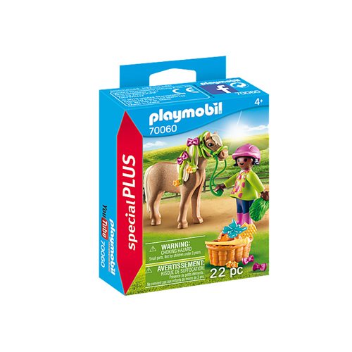 Playmobil 70060 Special Plus Girl with Pony Action Figure