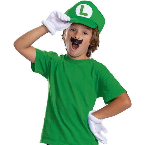 Super Mario Bros. Classic Luigi Child Roleplay Accessory Kit