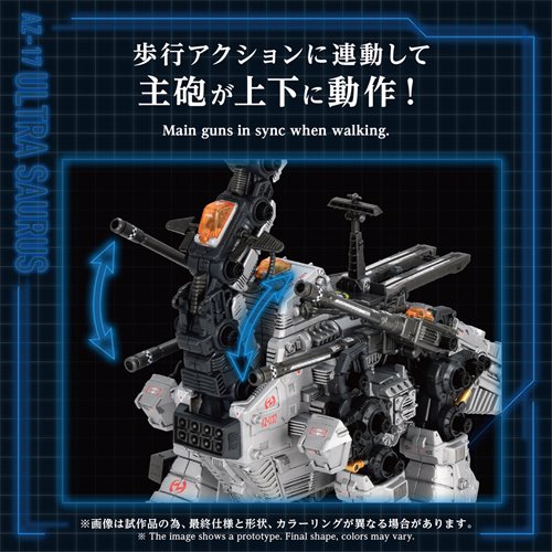 Zoids Advanced Zi AZ-17 Ultra Saurus 1:72 Scale Model Kit
