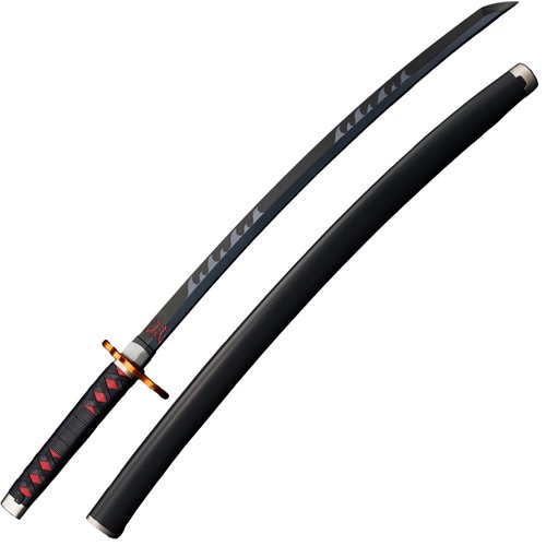 Demon Slayer Nichirin Sword Tanjiro Kamado Kyojuro Rengoku's Sword Guard Version Proplica Prop Replica