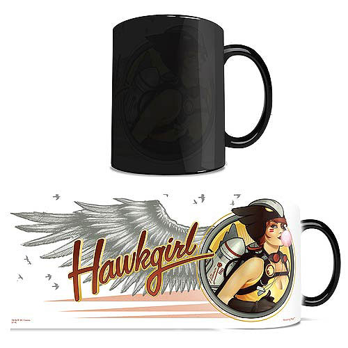 Hawkman DC Comics Justice League Hawkgirl Bombshells Morphing Mug