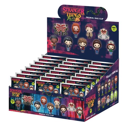 Stranger Things: Tales from '85 3D Foam Bag Clip Random 6-Pack