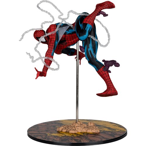 Marvel Wave 7 Spider-Man Amazing Spider-Man #318 1:10 Scale Posed Figure with Scene