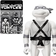 Teenage Mutant Ninja Turtles Comic Grayscale Leonardo 3 3/4-Inch ReAction Figure