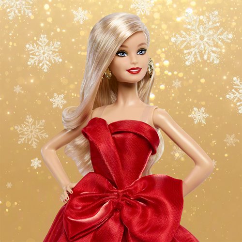 Barbie 2026 Holiday Barbie Doll with Blonde Hair