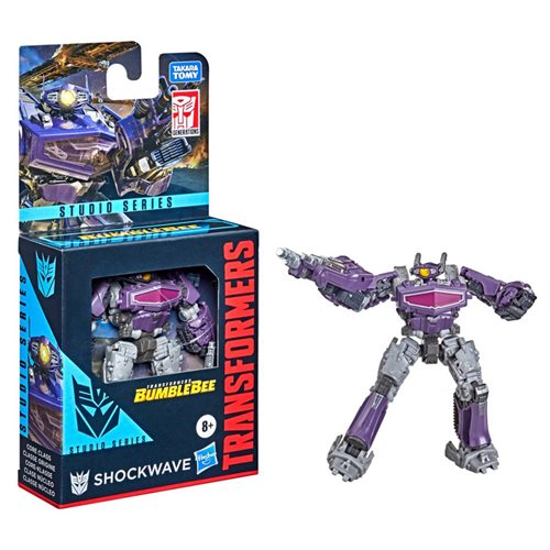 Transformers Studio Series Core Shockwave Figure, Not Mint