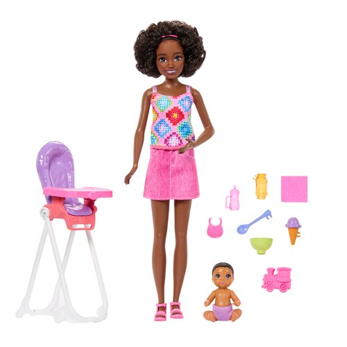 Barbie Family & Friends High Chair Playset and Doll