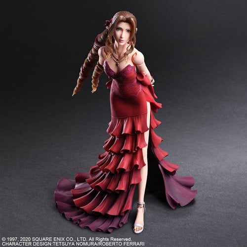 Final Fantasy VII Remake Aerith Gainsborough Dress Version Play Arts Kai Action Figure