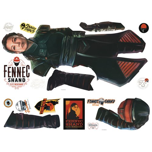 Star Wars: The Book of Boba Fett Fennec Shand Peel and Stick Giant Wall Decals