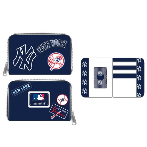 MLB New York Yankees Patches Zip-Around Wallet