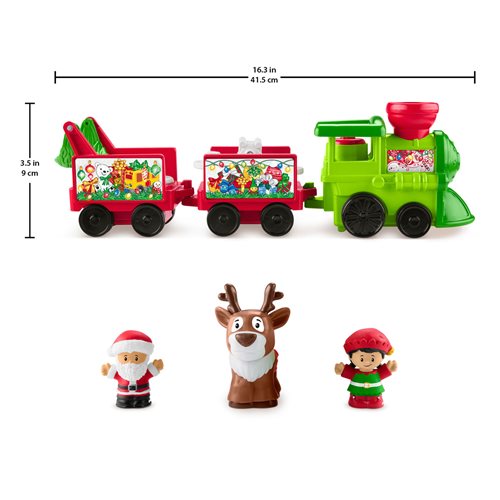 Little People Musical Christmas Train Vehicle