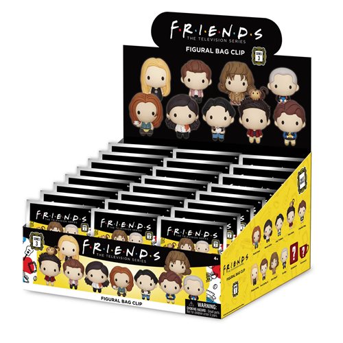 Friends Series 3 3D Figural Bag Clip Random 6-Pack