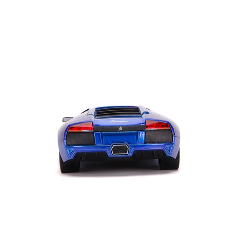 Hyper-Spec Lamborghini Murcielago LP640 Candy Blue 1:24 Scale Die-Cast Metal Vehicle