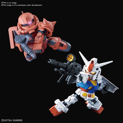 Gundam Build Divers Re:Rise RX-78-2 Gundam and MS-06S Zaku II SDCS Model Kit