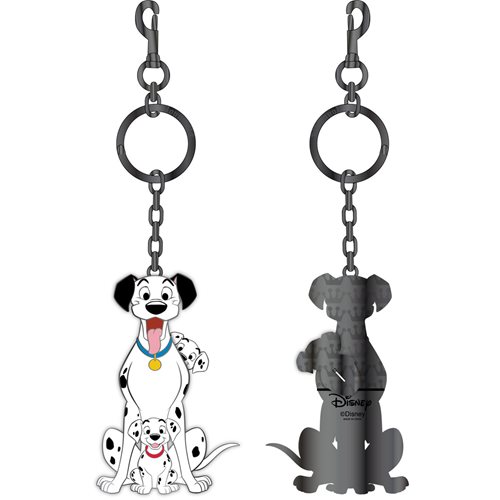 101 Dalmatians Pongo and Puppies Key Chain