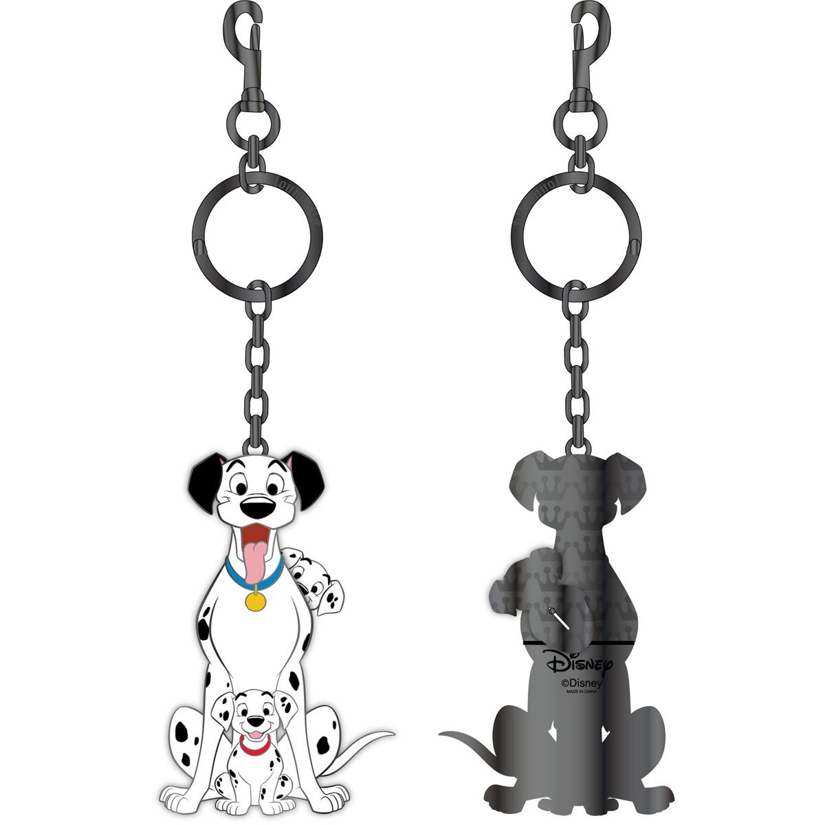 101 Dalmatians Penny Dog Key Ring Keychain PVC Ornament Figurine Charm Figure 3, Women's, Size: One Size