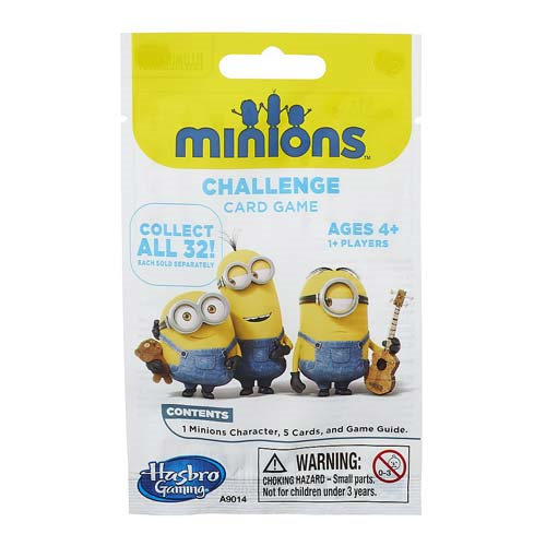 Despicable Me Minion Challenge Card Game with Figure 5-Pack