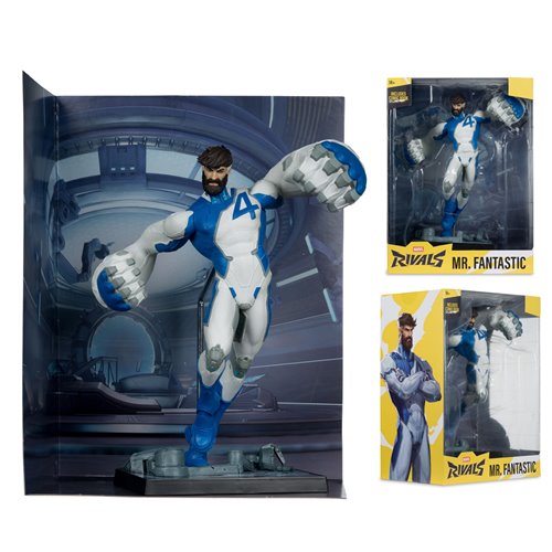 Marvel Rivals Wave 3 Mr. Fantastic 1:6 Scale Posed Figure with Scene and Comic