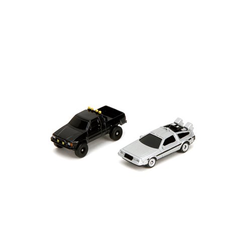 Back to the Future Hill Valley Courthouse Nano Hollywood Rides Nano Scene Diorama with Vehicles