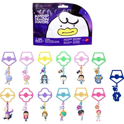 KPop Demon Hunters Mini-Figure Key Chain Blind Box Case of 12