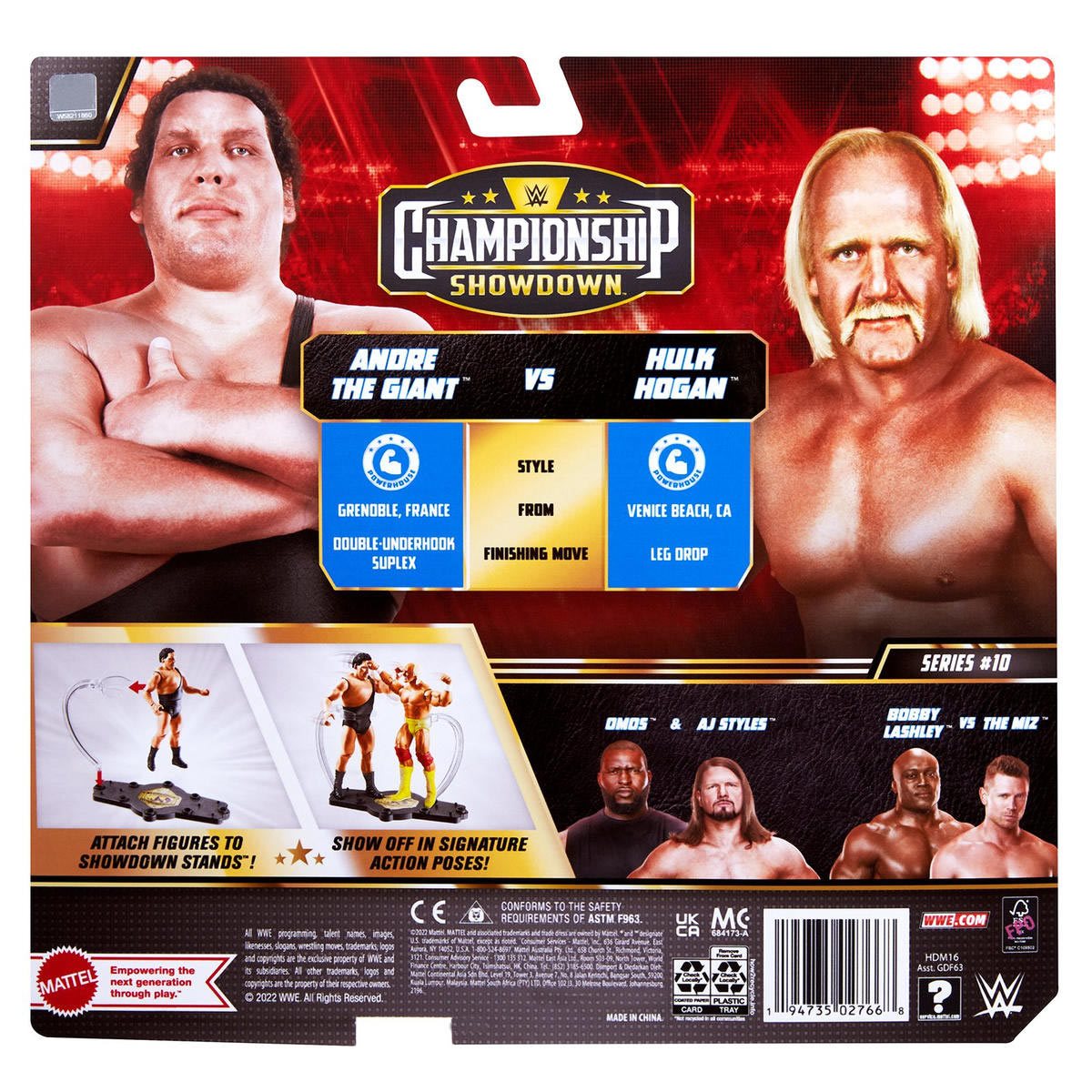 WWE Championship Showdown Series 10 Hulk Hogan vs Andre the Giant ...