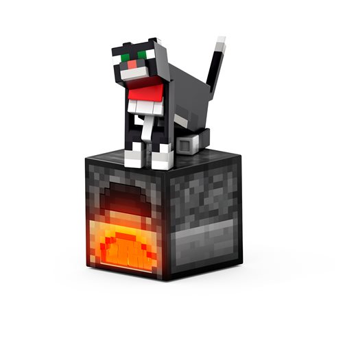 Minecraft Diamond Level Tuxedo Cat Action Figure