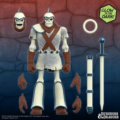 Dungeons and Dragons Ultimates Dekkion Skeleton Warrior (Glow-in-the-Dark) 7-Inch Action Figure