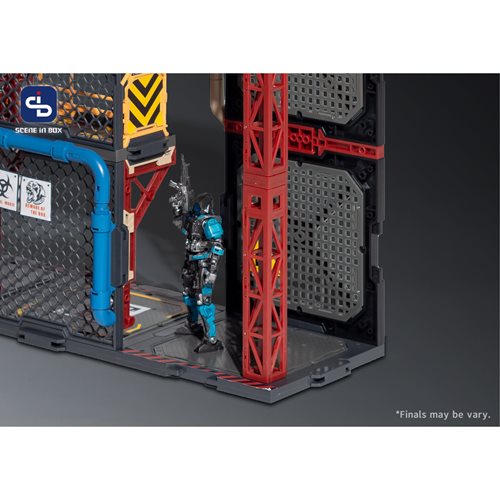 Scene in Box Industrial Depot 1:18 Scale Building Diorama