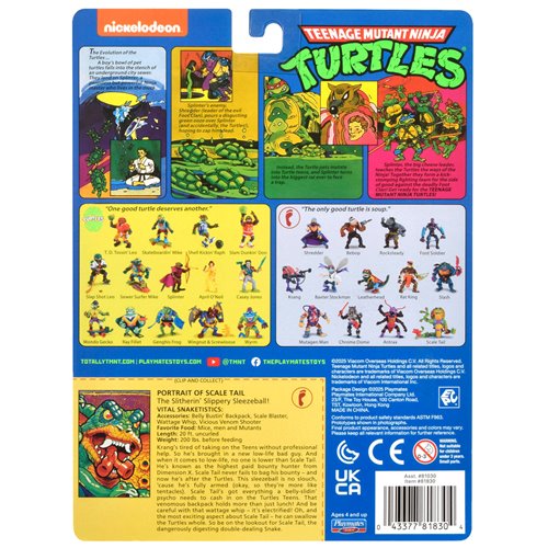 Teenage Mutant Ninja Turtles Classic Mutants Antrax Scale Tail Wyrm Usagi Action Figure 4-Pack
