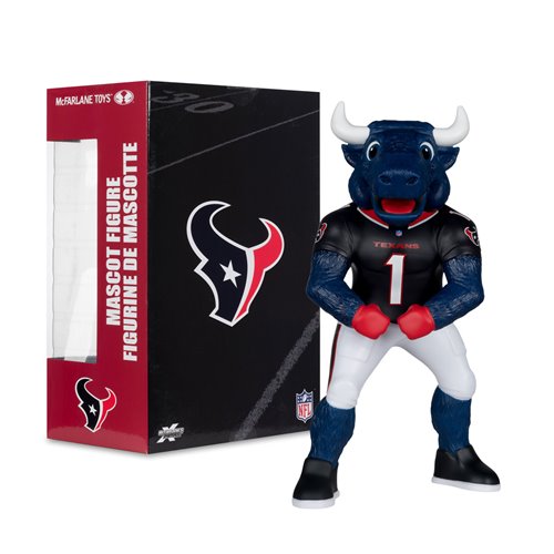 NFL SportsPicks Houston Texans Toro Mascot 8-Inch Posed Figure