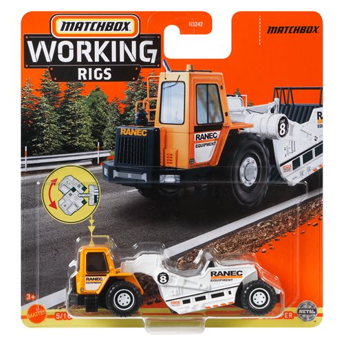 Matchbox Real Working Rigs 2021 Wave 2 Die-Cast Vehicle Case