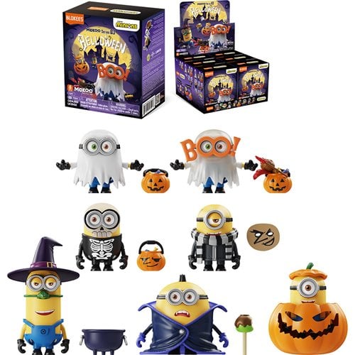 Minions Mokoo 03 Belloween Blind Box Mini Model Kit Case of 6