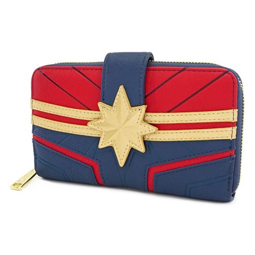Captain Marvel Flap Wallet