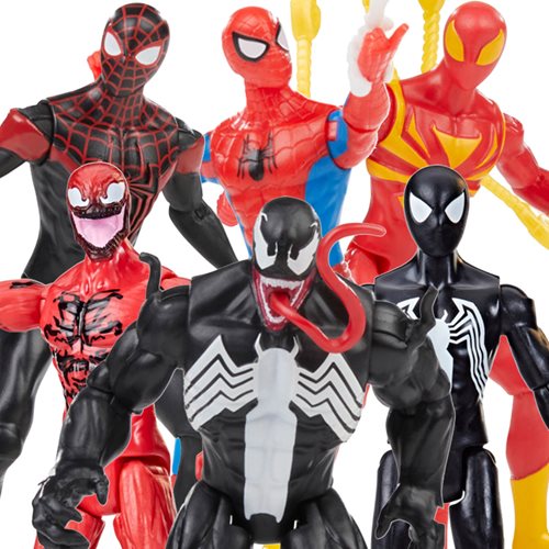 Marvel Spider-Man 6-Inch Deluxe Web Spin Spider-Man Movie-Inspired Action  Figure Toy With Weapon Attack Feature, Ages 4 and Up - Marvel