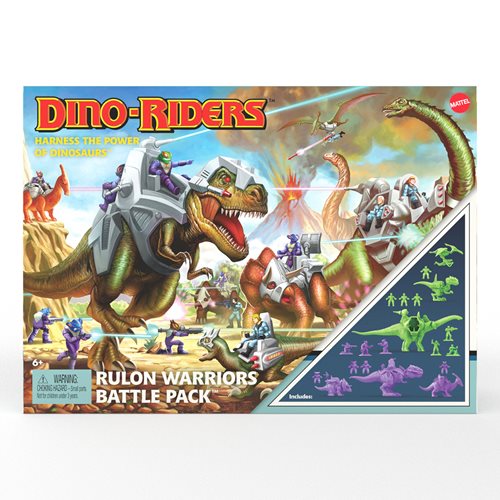 Dino-Riders Rulon Warriors Battle Pack - Entertainment Earth Exclusive