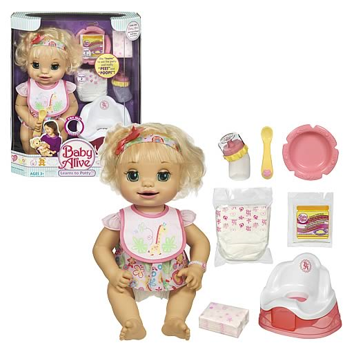 baby alive learns to potty doll