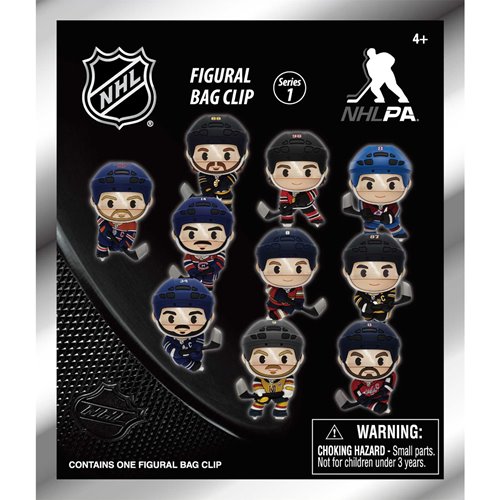 NHL Players 3D Foam Bag Clip Display Case of 24