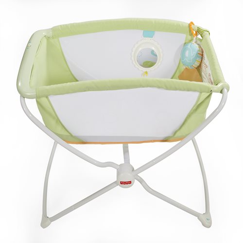 Fisher-Price Green Rock with Me Bassinet