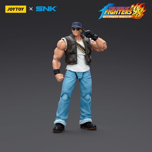Joy Toy King of Fighters '98 Ultimate Match Ikari Warriors Team Clark Still 1:18 Scale Action Figure