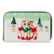 Rudolph the Red-Nosed Reindeer Merry Couple Zip-Around Wallet