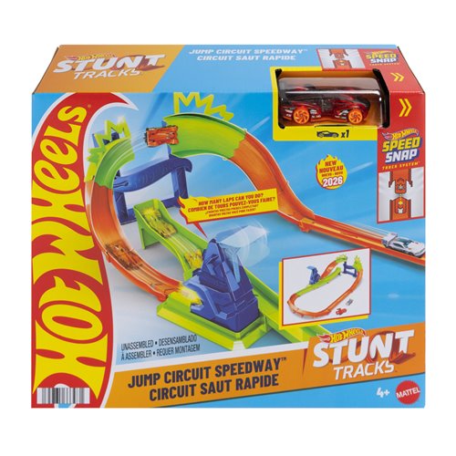 Hot Wheels Stunt Tracks Jump Circuit Speedway Playset
