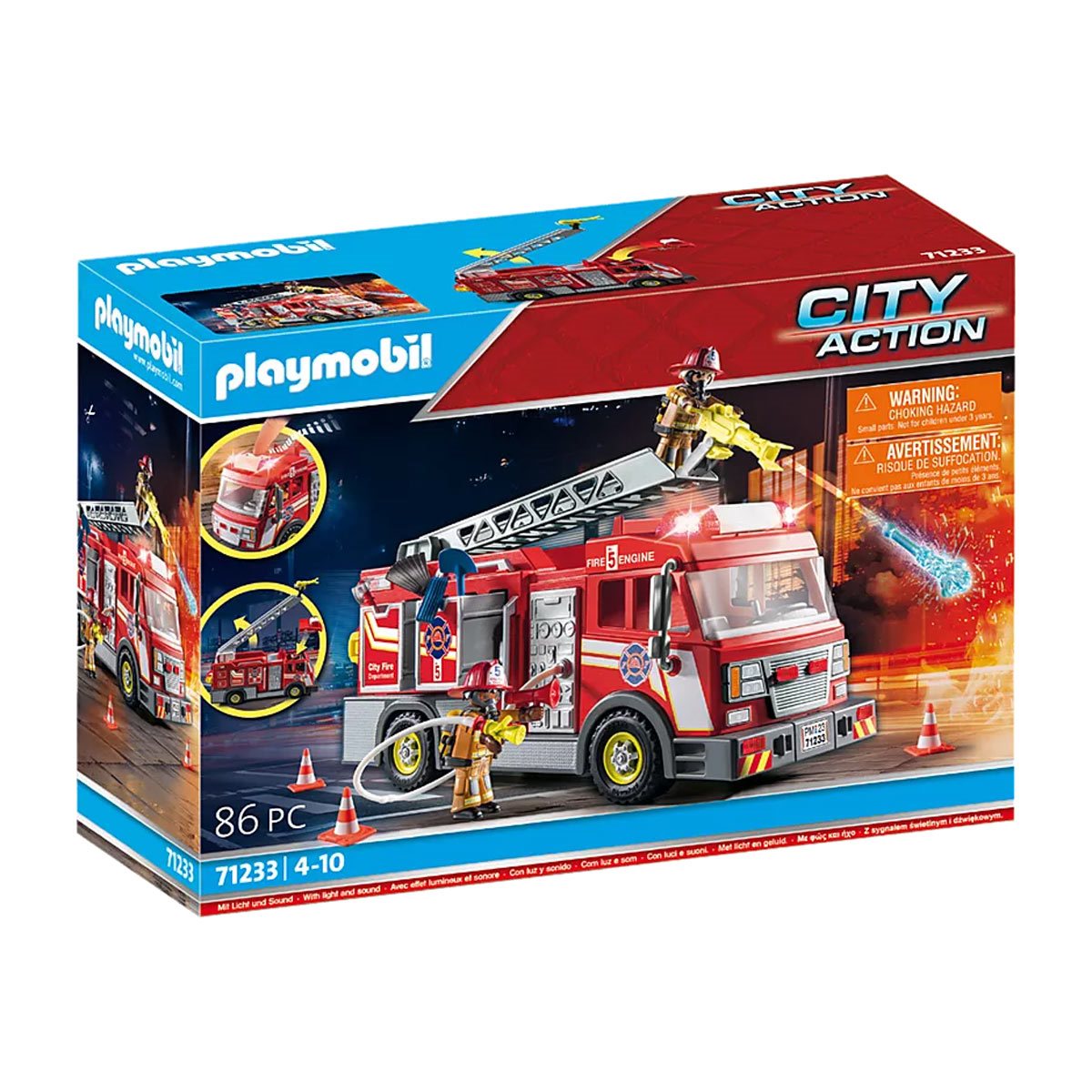 PLAYMOBIL Coastal Fire Mission Vehicle Playset 