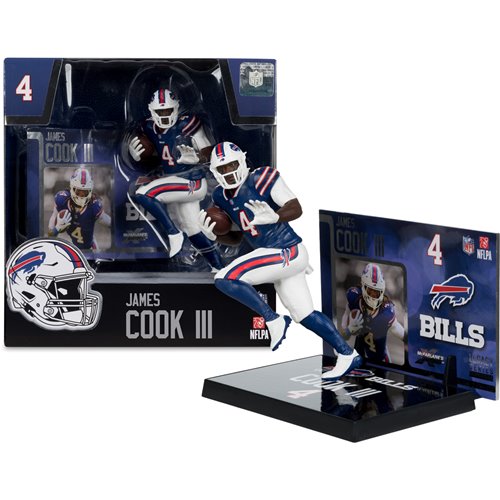 NFL SportsPicks Buffalo Bills James Cook 7-Inch Posed Figure